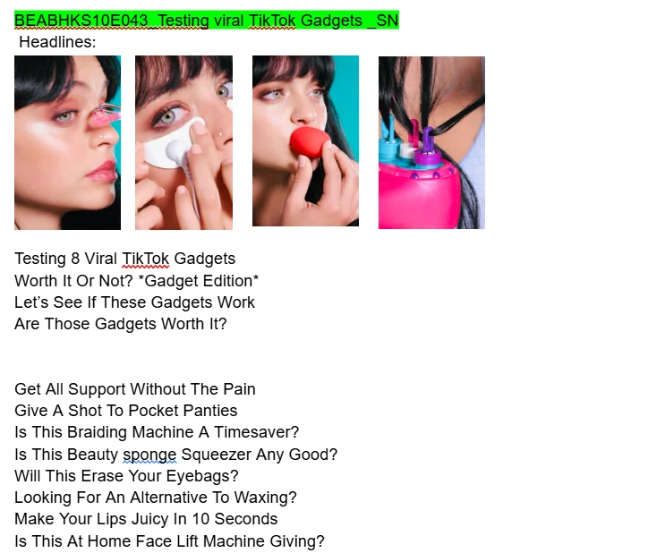 Jellysmack – Visuals und Headlines — Portfolio-Beispiel 1