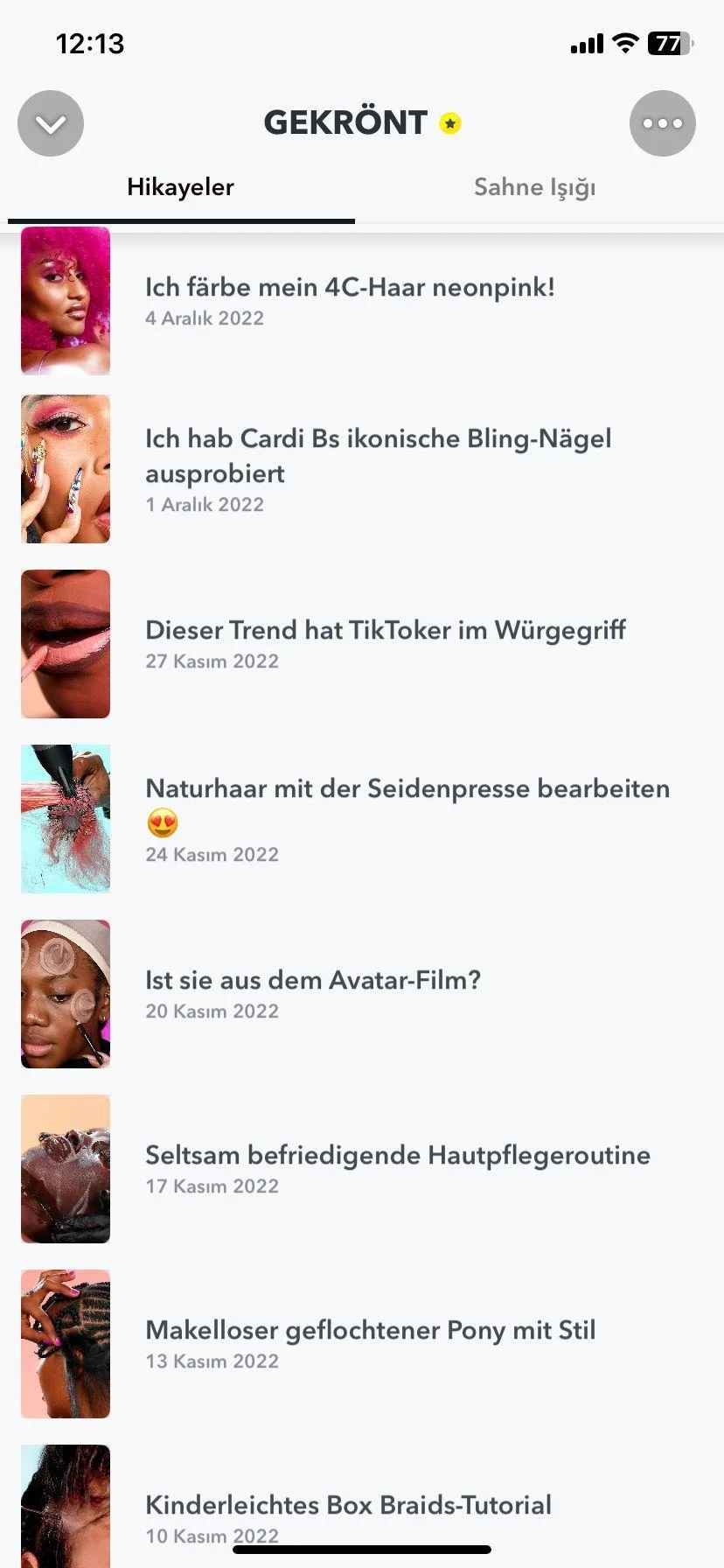 Gekrönt – Content-Headlines