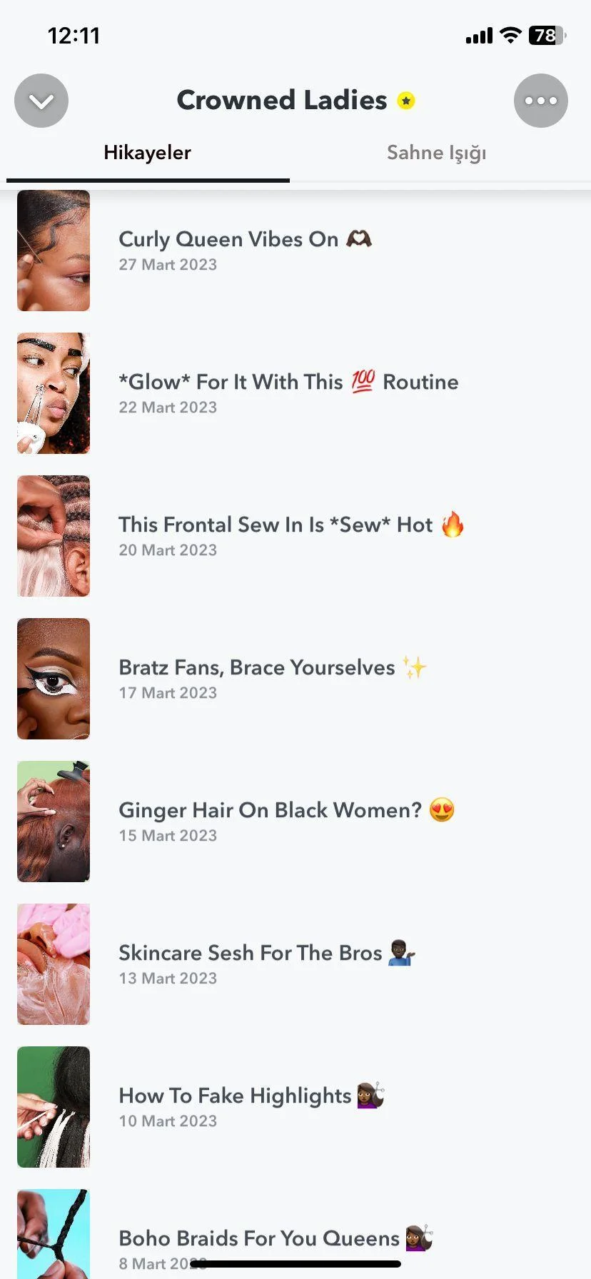 Crowned Ladies – Content-Headlines